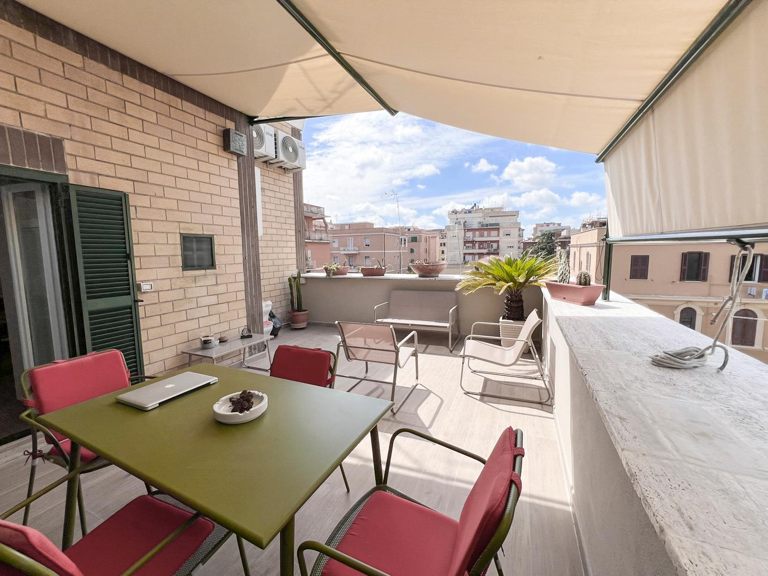 Attico Urbano Terrazza Su Roma Metro A Cornelia Apartment Exterior foto