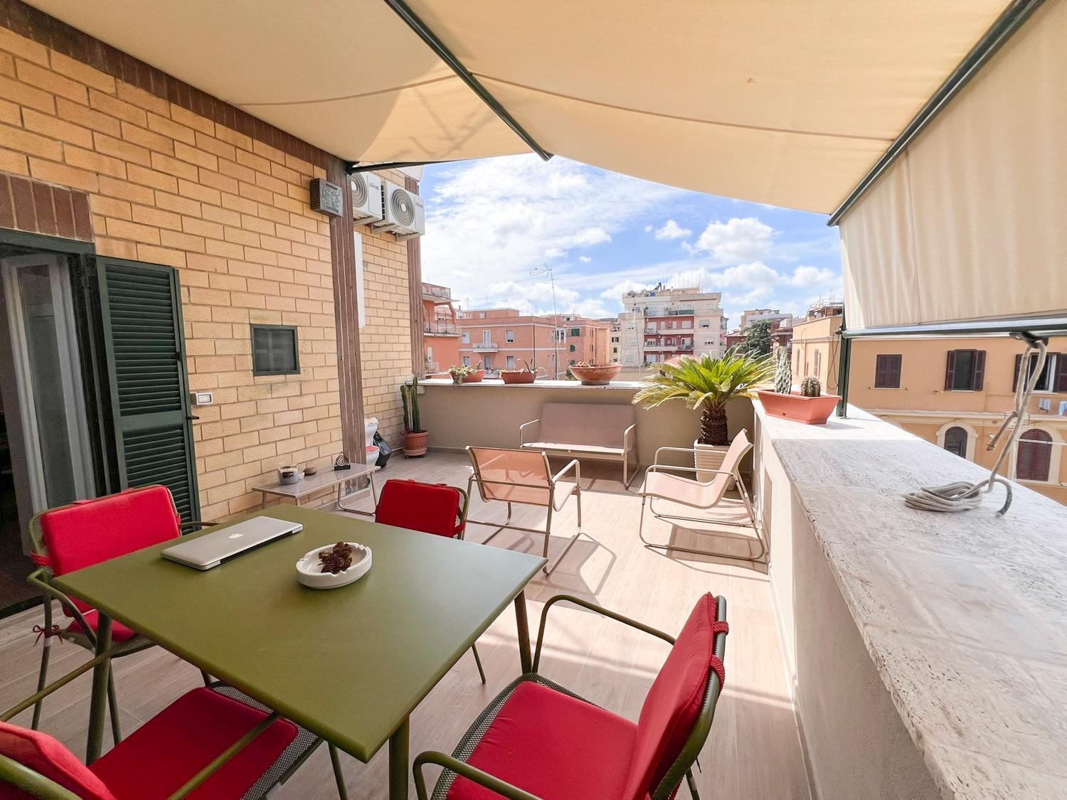 Attico Urbano Terrazza Su Roma Metro A Cornelia Apartment Exterior foto